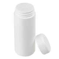 Флакон 60 мл под пудру, глянцевый белый , 59723