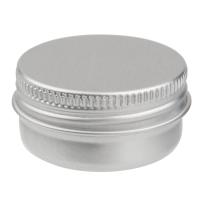 Банка 15 мл алюминиевая серебряная AL15MLS