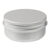 Банка 50 мл алюминиевая серебряная AL50MLS