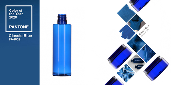Упаковка в главном цвете года Pantone Classic Blue