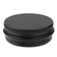 Банка 30 мл алюминиевая черная матовая AL30MLB