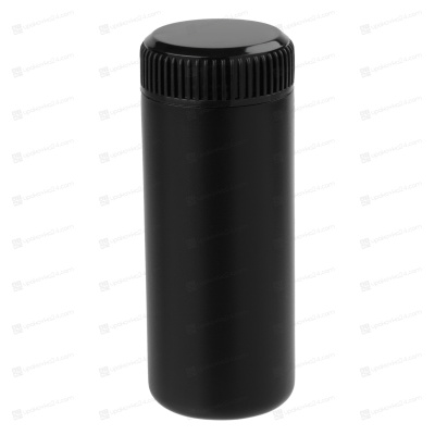 Флакон 60 мл под пудру, глянцевый чёрный, 59720