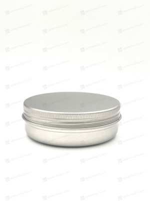 Банка 100 мл алюминиевая серебряная AL100MLS