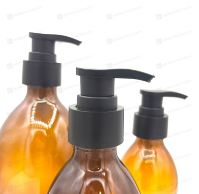 Дозатор 28/410 черный матовый с гладкой юбкой (трубка 200 мм.) K206-1BM