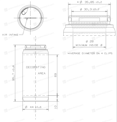 Вакуумный диспенсер VEGA 100 мл белый BF1006