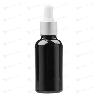 Пипетка 18/410 белая матовая груша с серебряным матовым алюминиевым чехлом (к флакону 30 мл) 770052WSM