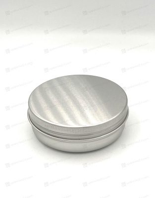 Банка 100 мл алюминиевая серебряная AL100MLS