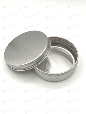 Банка 100 мл алюминиевая серебряная AL100MLS