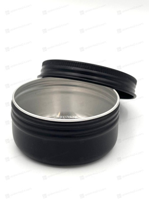 Банка 50 мл алюминиевая черная матовая AL50MLB