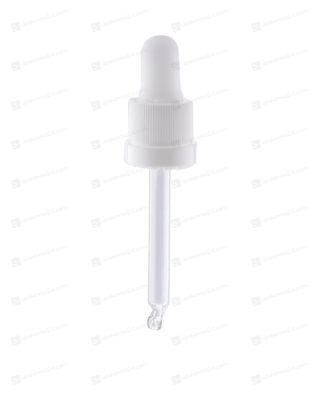Пипетка 18/410 белая (к флакону 30 мл) с КПВ  BC3886