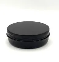 Банка 100 мл алюминиевая черная матовая AL100MLB