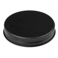 Крышка 70/400 алюминиевая чёрная матовая EF-C23BM