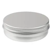 Банка 100 мл алюминиевая серебряная AL100MLS