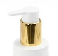 Дозатор белый 24/410 с алюм. золотым чехлом, бесконтактный с клипсой  (трубка 200 мм) EF-R11