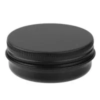Банка 30 мл алюминиевая черная матовая AL30MLB