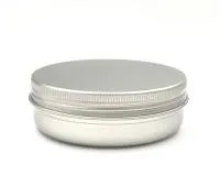 Банка 100 мл алюминиевая серебряная AL100MLS