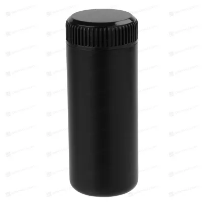 Флакон 60 мл под пудру, глянцевый чёрный, 59720