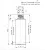 Флакон GlassPolymer 50 мл 20/410 натуральный BP2984