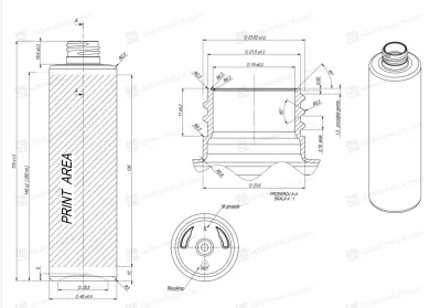 Флакон PET 250 мл чёрный BP6210