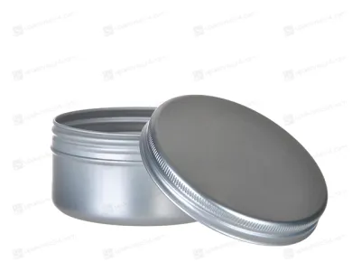 Банка 50 мл алюминиевая серебряная AL50MLS