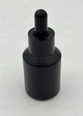 Флакон 30 мл 20/410  стеклянный черный матовый BB1202