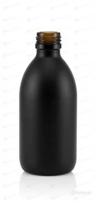 Флакон стеклянный 250 мл. 28/410 черный матовый 442501BM