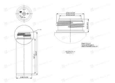 Флакон 150 мл 43/400 РЕТ натуральный F631N