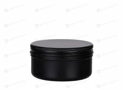 Банка 50 мл алюминиевая черная матовая AL50MLB