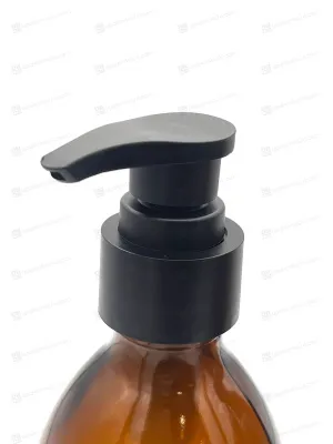 Дозатор 28/410 черный матовый с гладкой юбкой (трубка 200 мм.) K206-1BM