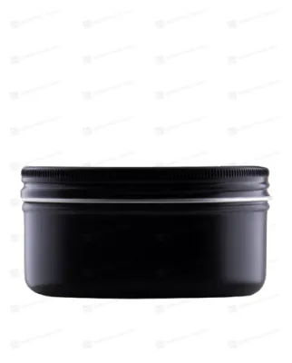 Банка 100 мл алюминиевая черная матовая AL100MLB