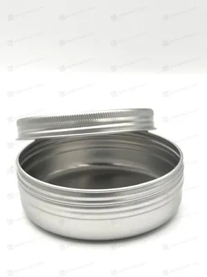 Банка 100 мл алюминиевая серебряная AL100MLS