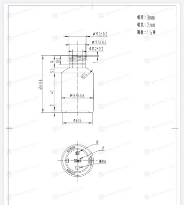 Флакон 30 мл 20/410  стеклянный черный матовый BB1202