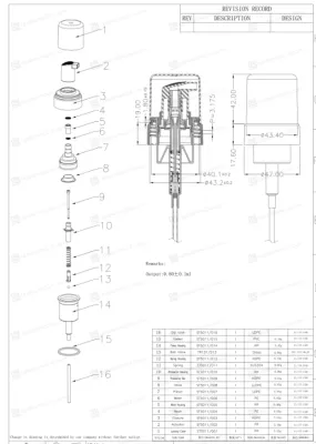 Пенообразователь 43/400 белый ST06-3