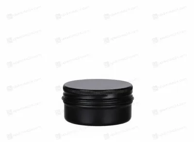 Банка 30 мл алюминиевая черная матовая AL30MLB