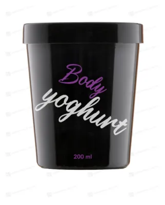 Банка 200 мл 70/400 черная глянцевая BJ2909