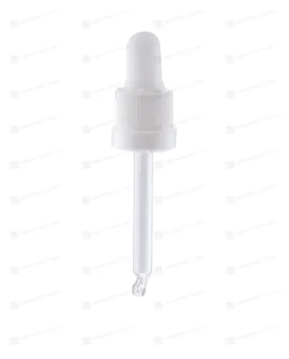 Пипетка 18/410 белая (к флакону 30 мл) с КПВ  BC3886