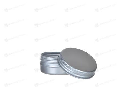 Банка 15 мл алюминиевая серебряная AL15MLS