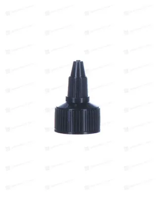 Крышка черная РЕ 24/410 с дозирующим носиком BC3928