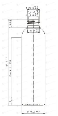 Флакон 200 мл 24/410 белый HDPE BP1886