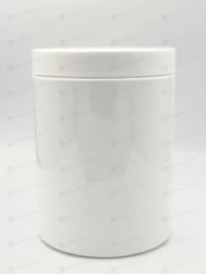 Банка ПЭТ 1000 мл 100/400 белая глянцевая BJ10010W (в коробках)