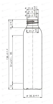 Флакон 100 мл 24/410 белый HDPE BP1907